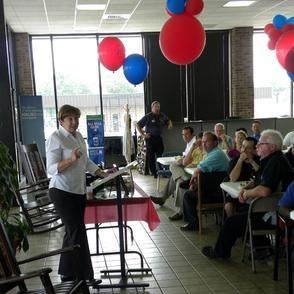 Saved by community support, Mynatt back in high gear